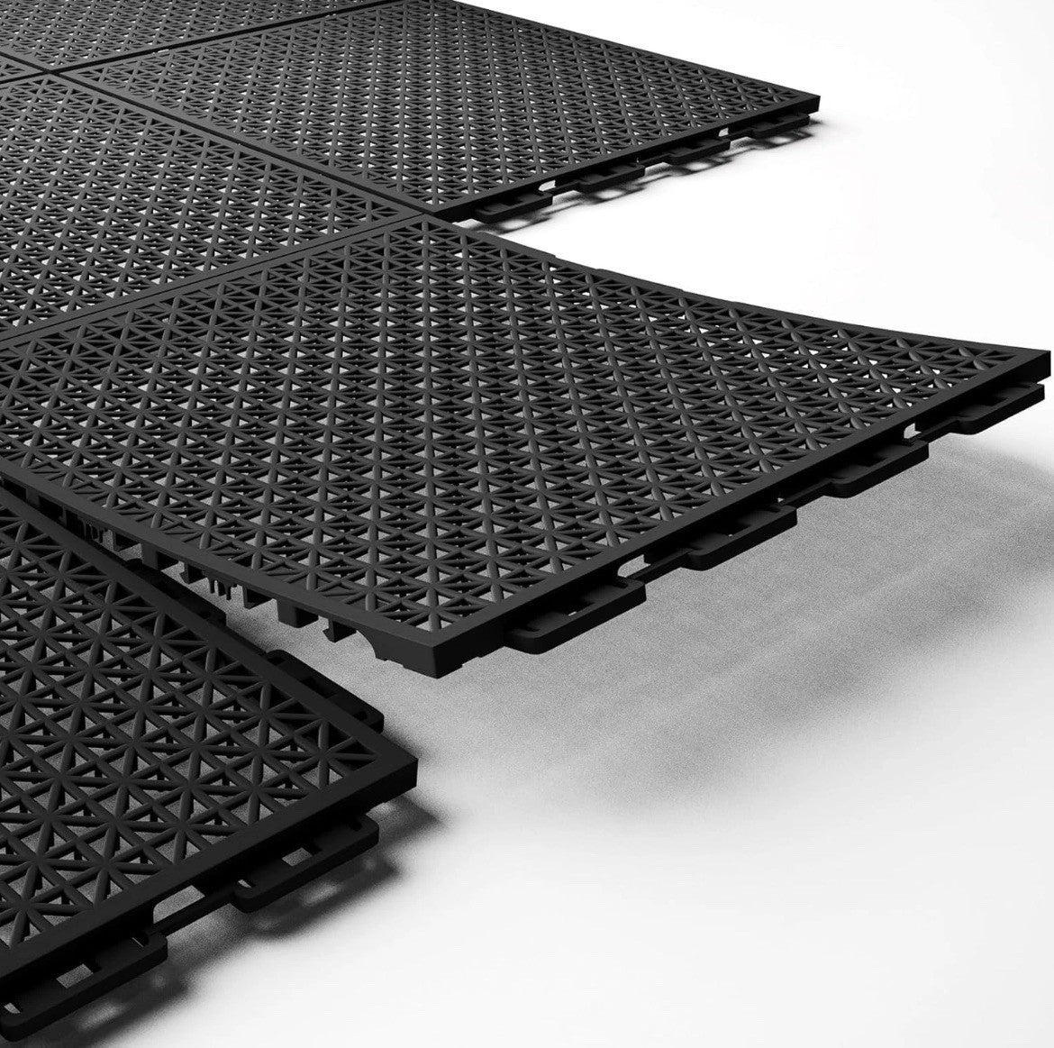 24 Pack Modular Interlocking Cushion Interlocking Floor Tiles 10x10