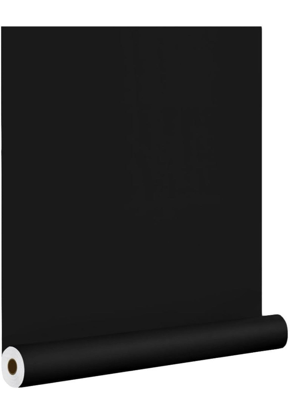 Black Wallpaper Black Contact Paper Thicken Peel and Stick Wallpaper 24"x394"...