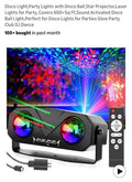 Disco Lights Disco Ball, Sound Activated Party Newly Party Light+Star Light