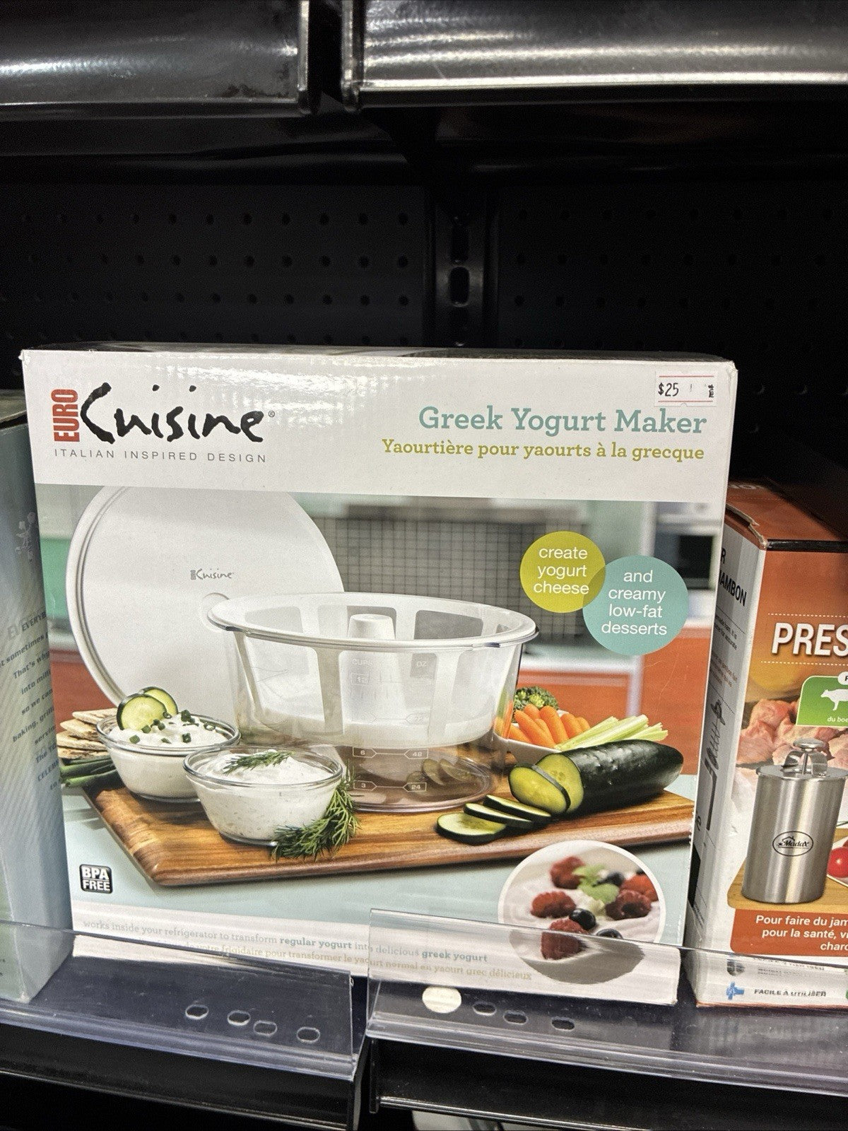 EURO CUISINE Greek Yougurt Maker ~ New In Box