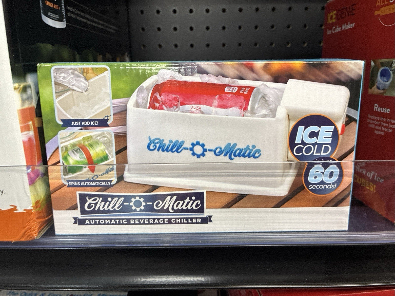 ❄️ Chill-O-Matic Automatic Beverage Chiller – Ice Cold in 60 Seconds 🥶🔥