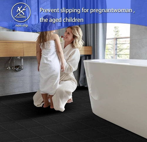 24 Pack Modular Interlocking Cushion Interlocking Floor Tiles 10x10
