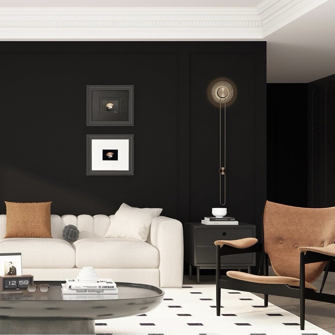 Black Wallpaper Black Contact Paper Thicken Peel and Stick Wallpaper 24"x394"...