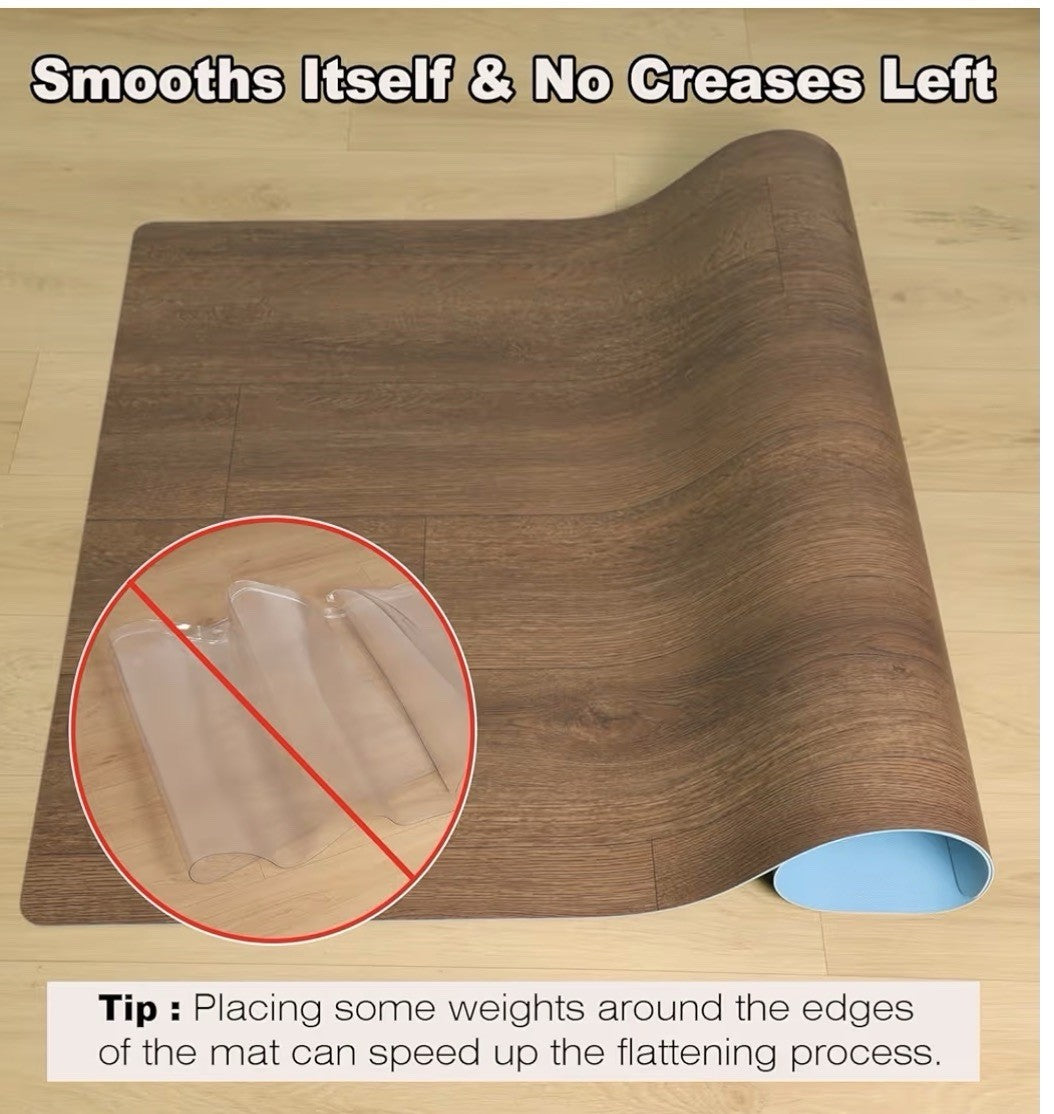 40"x50" Heavy Duty Office Chair Mat, Hardwood Floors, Non-Slip PVC