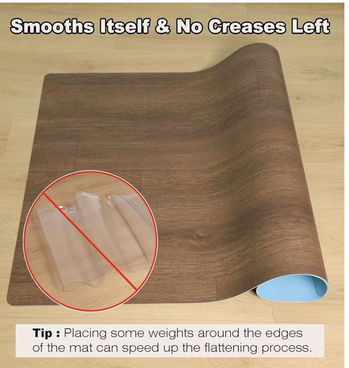 40"x50" Heavy Duty Office Chair Mat, Hardwood Floors, Non-Slip PVC