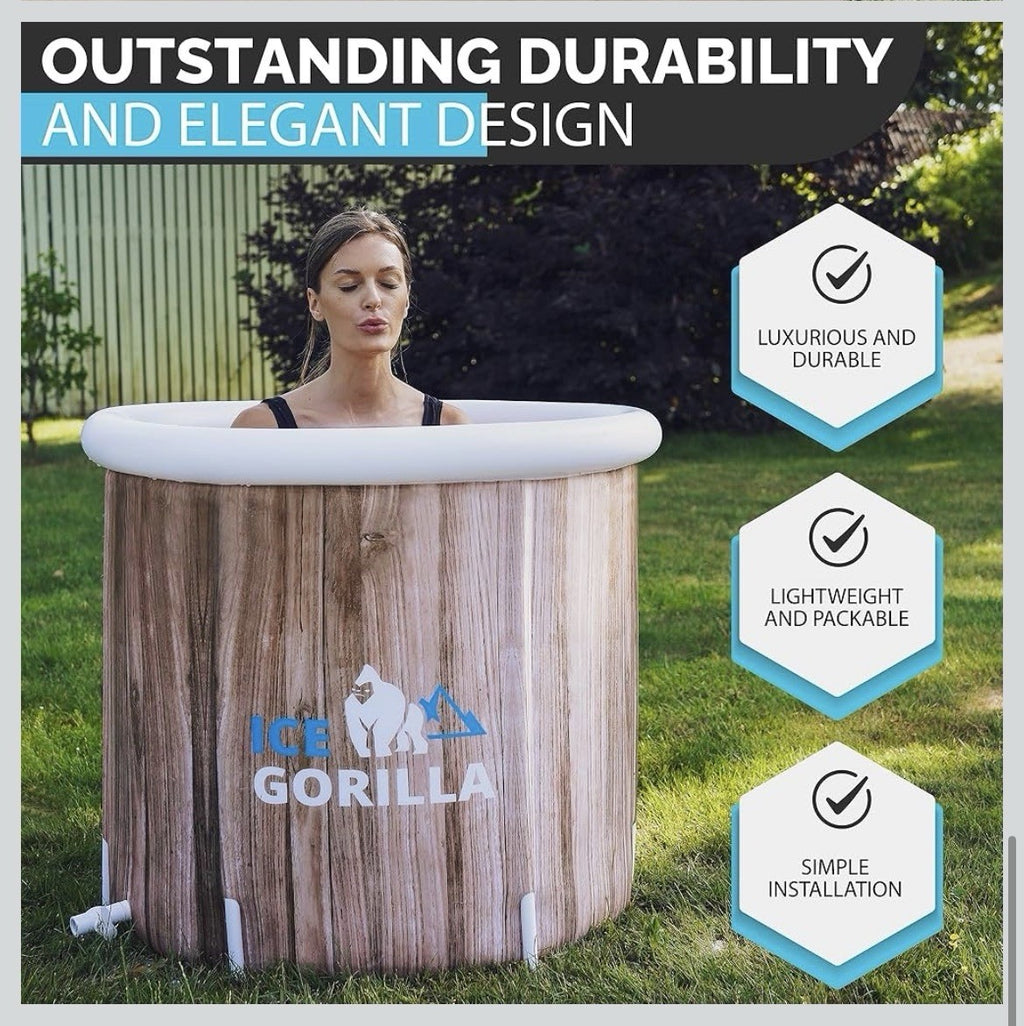Ice Gorilla Ice Bath Tub for Athletes ,5 Layer Insulated Ice Tub for Cold Plunge