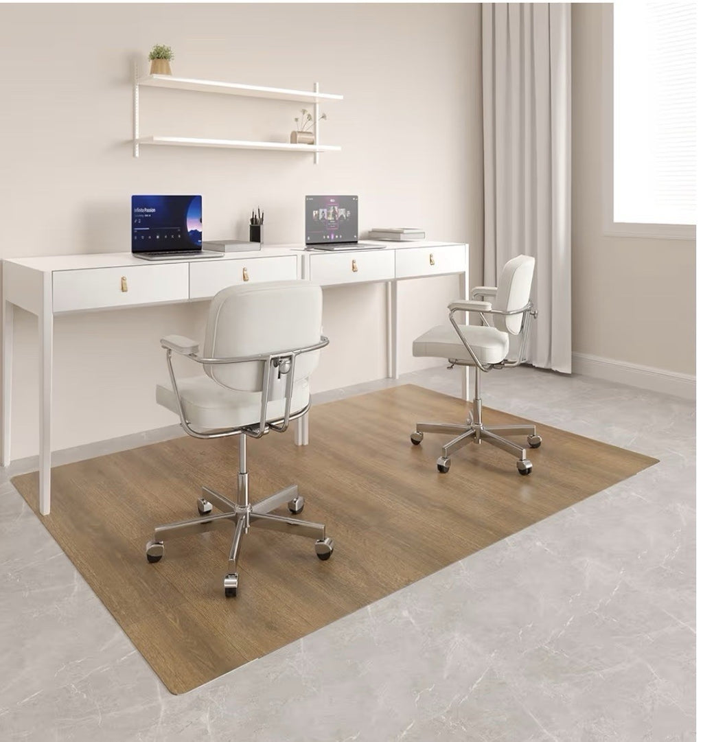 40"x50" Heavy Duty Office Chair Mat, Hardwood Floors, Non-Slip PVC