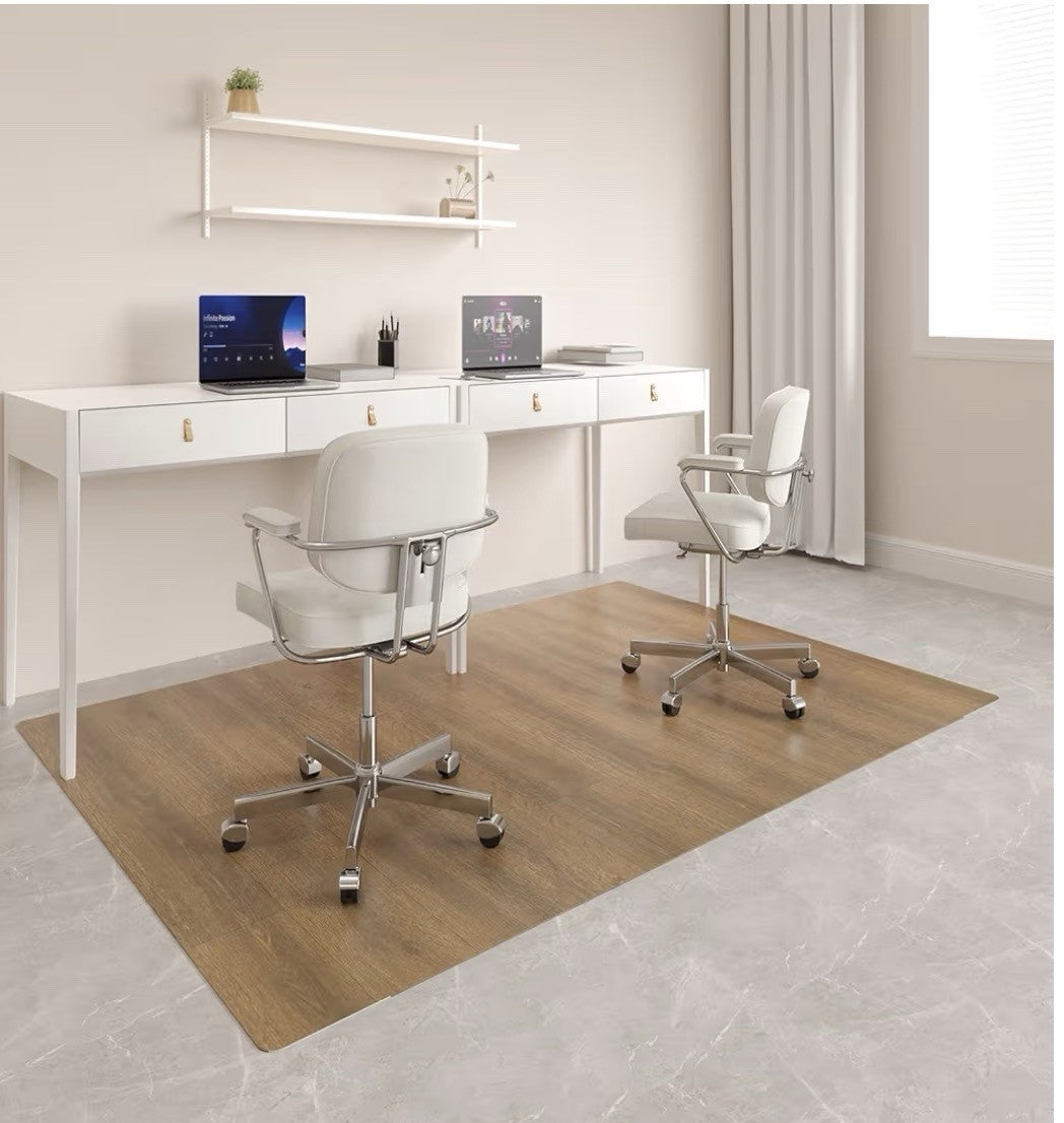 40"x50" Heavy Duty Office Chair Mat, Hardwood Floors, Non-Slip PVC