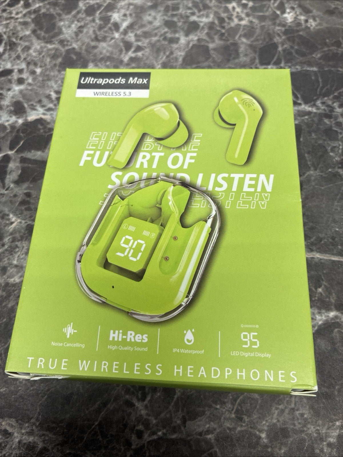 Headphone Earbuds Wireless Bluetooth 5.3 Stereo Sound In-Ear Buds Built-in Mic