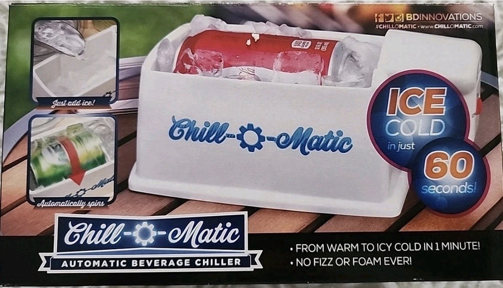 ❄️ Chill-O-Matic Automatic Beverage Chiller – Ice Cold in 60 Seconds 🥶🔥