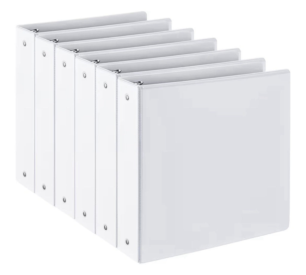 2-inch 3 Ring Binder with 2 Interior Pockets, Heavy Duty 2