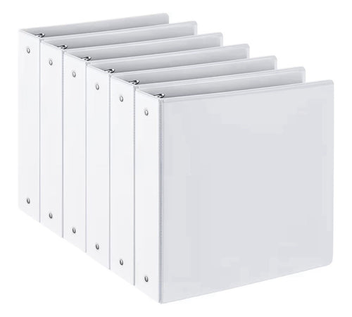 2-inch 3 Ring Binder with 2 Interior Pockets, Heavy Duty 2