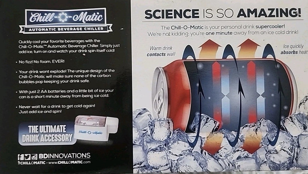 ❄️ Chill-O-Matic Automatic Beverage Chiller – Ice Cold in 60 Seconds 🥶🔥