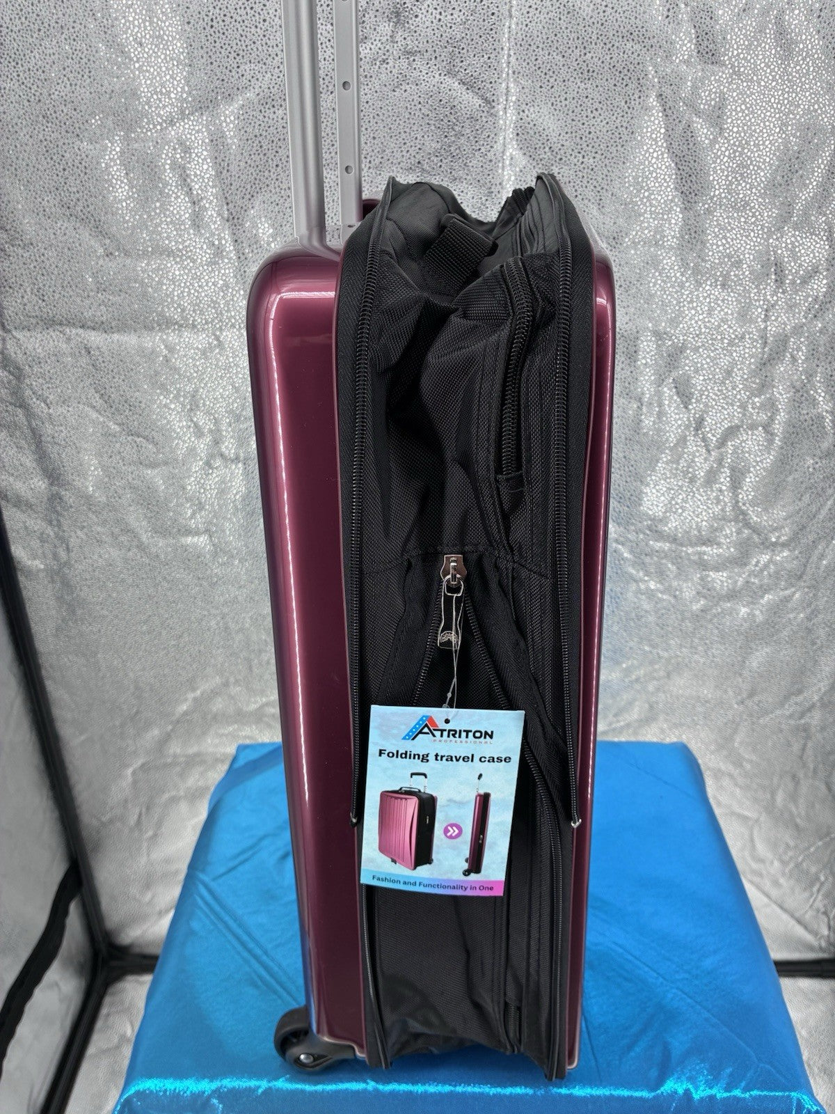 Lightweight 21" Hard Shell Carry-On Luggage, Expandable Suitcase with Wheels