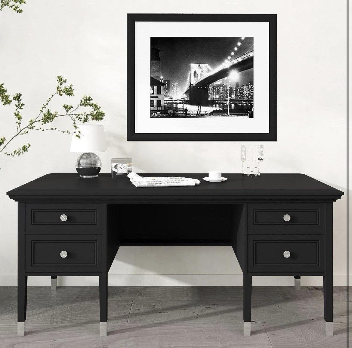 Black Wallpaper Black Contact Paper Thicken Peel and Stick Wallpaper 24"x394"...