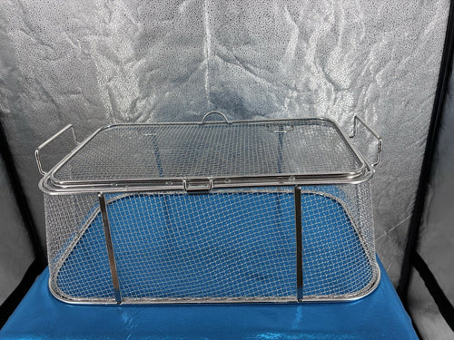 AJinTeby Fire Pit Screen and Poker, 18" x11 x7 stainless steel