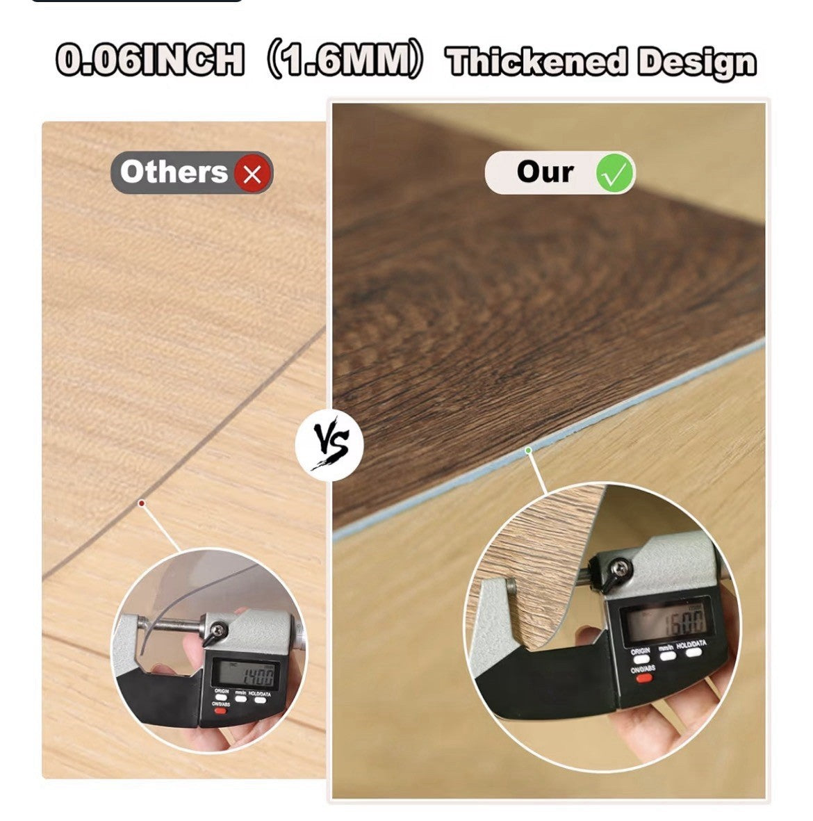 40"x50" Heavy Duty Office Chair Mat, Hardwood Floors, Non-Slip PVC