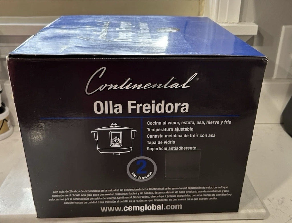 5 Lt. Electric Deep Fryer and Multi Cooker Stainless Steel Platinum Series