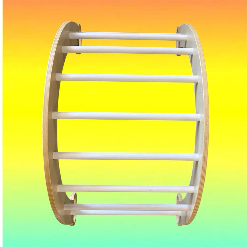 29" Montessori Climbing Rocker Wooden Balance Arch Kids Play