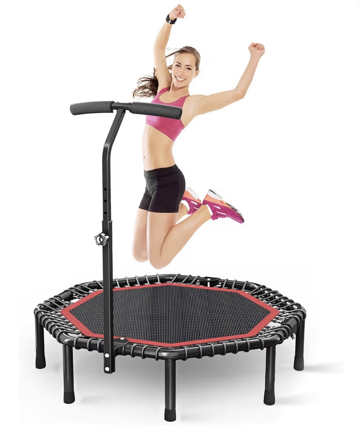 50' Octagonal Rebounder Trampoline for Adults, Fitness