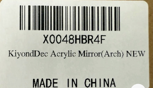 acrylic mirror (arch)