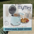 MyMini 1.5 qt Electric Deep Fryer, 700 watts, Aqua -NIB