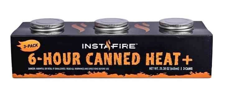 INSTAFIRE 6-Hour Canned Heat 3-Pack - Camping & Hiking - Wichita, Kansas | Facebook Marketplace