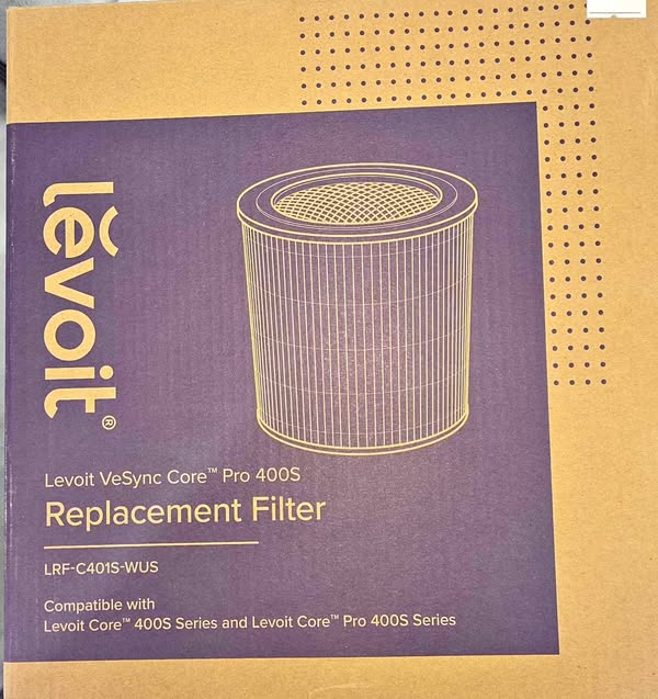 🌬️🔄 LEVOIT Core 400S Replacement Filter – Genuine Core 400S-RF HEPA Air Purifier Filter 🔄🌬️