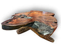 Live Edge Solid Wood Slab Table – Handcrafted Kansas One-of-One Statement Piece 🌳🔥