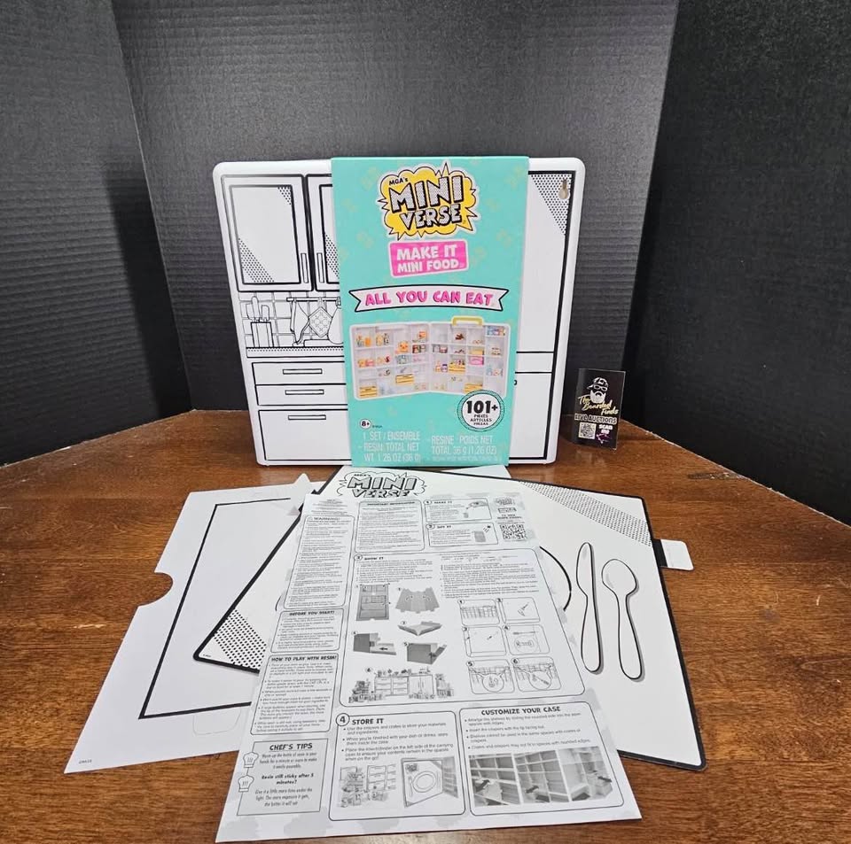 Marketplace - 🍔🍕 MINI FOOD MAGIC SET 🎉🔥 MGA’s Miniverse All You Can Eat Kit – 101+ Pieces! | Facebook