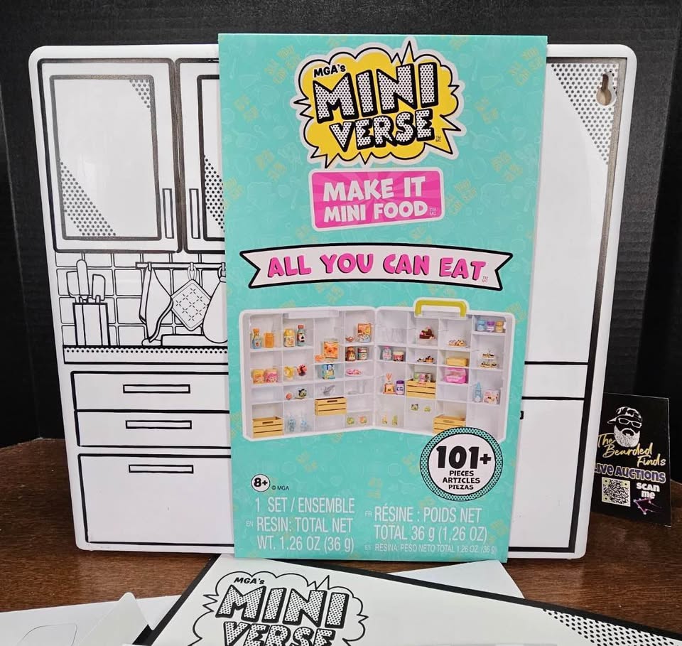 Marketplace - 🍔🍕 MINI FOOD MAGIC SET 🎉🔥 MGA’s Miniverse All You Can Eat Kit – 101+ Pieces! | Facebook