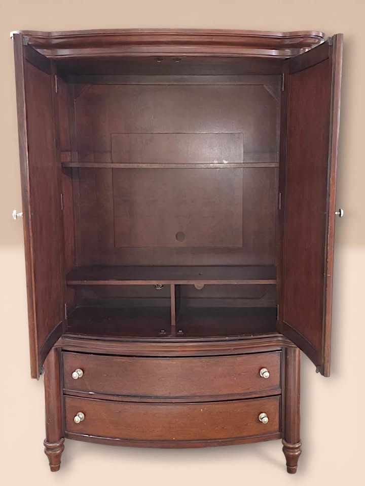 Marketplace - 🪵🔥 Collezione Europa Solid Wood Armoire / Entertainment Cabinet – Elegant Storage Piece 🔥🪵 | Facebook