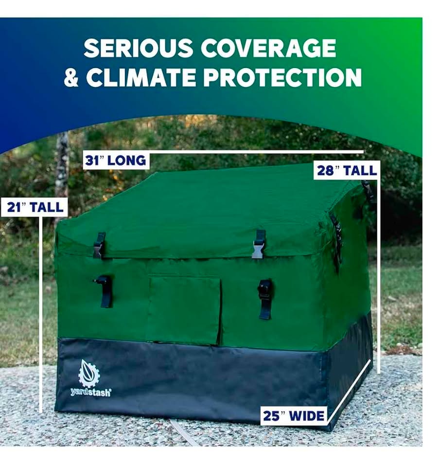 🟢 YardStash 76 Gallon Waterproof Deck Box –Portable Outdoor Storage  - Treasure Depot Wichita – Outdoor Furniture – Wichita, Kansas | Facebook Marketplace